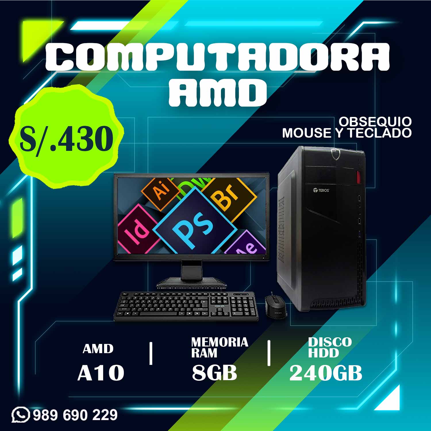 OFERTA DE COMPUTADORAS AMD 